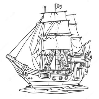 Lego Pirate Ship Coloring Page 53183-42452