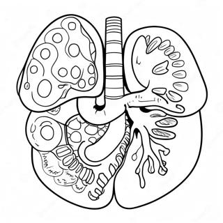 Colorful Digestive Organs Coloring Page 53194-42465