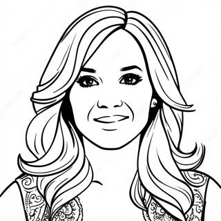 Carrie Underwood Coloring Pages