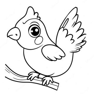 Cockatiel Coloring Page 53223-42484