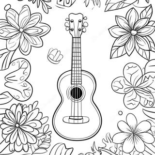 Ukulele Coloring Page 53243-42498