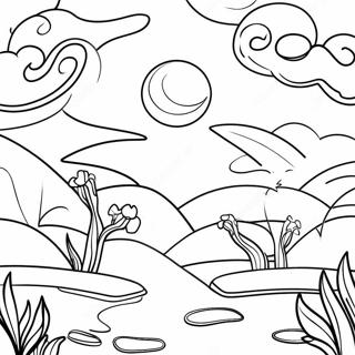 Night Time Sky Coloring Page 53263-42516