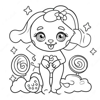 Candy Lisa Frank Coloring Pages