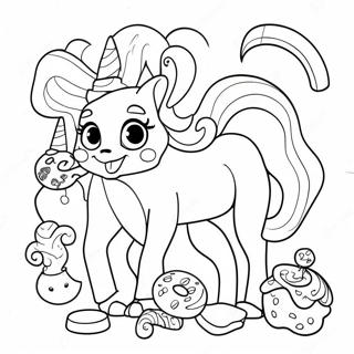 Colorful Candy Lisa Frank Coloring Page 53273-42522