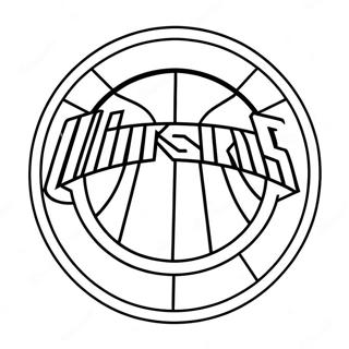 Knicks Logo Coloring Page 53283-42528