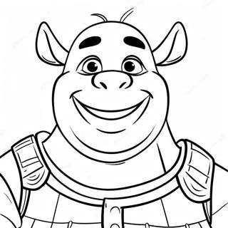 Shrek With Big Smile Coloring Page 53304-42558