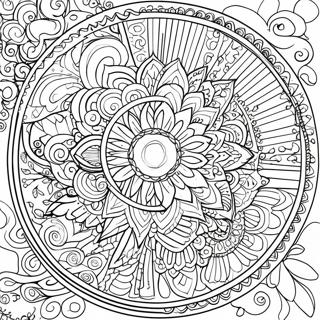 Mindfulness Art Therapy Coloring Pages