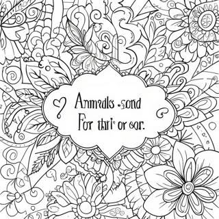 Inspirational Song Lyrics Coloring Page 53324-42565