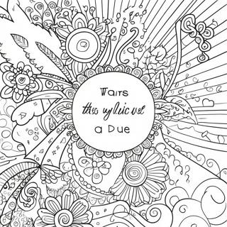 Inspirational Song Lyrics Coloring Page 53324-42567