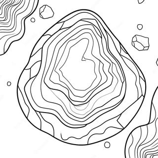 Geode Coloring Pages