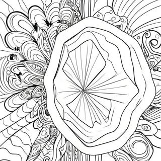 Sparkling Geode Coloring Page 53344-42577