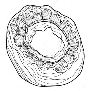 Sparkling Geode Coloring Page 53344-42580