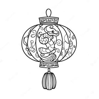 Chinese New Year Lantern Coloring Page 53353-42583