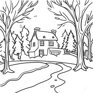 Winter Adult Coloring Pages