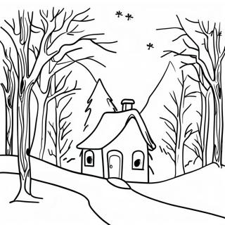 Winter Adult Coloring Page 5336-4362