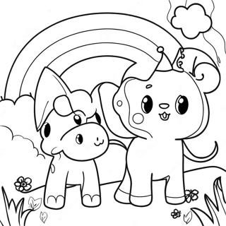 Rainbow Friends Lookie Coloring Page 53373-42602