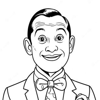 Pee Wee Herman Coloring Pages