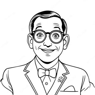 Pee Wee Herman Coloring Page 53383-42611