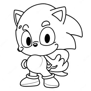 Sonic Easter Coloring Pages