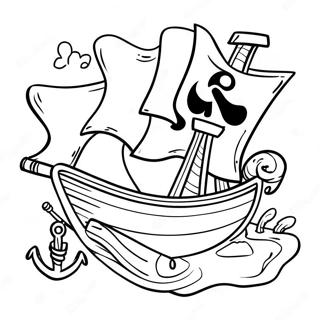 Treasure Map Pirates Coloring Page 53414-42637