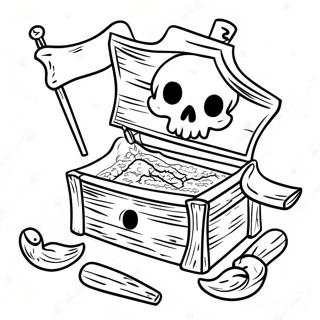 Treasure Map Pirates Coloring Page 53414-42638