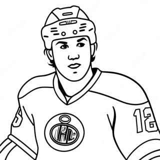 Connor Mcdavid Coloring Page 53423-42643