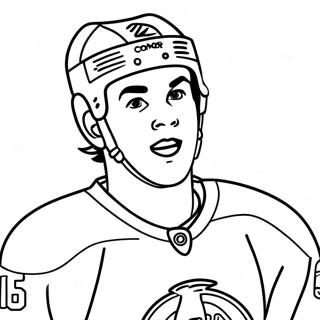 Connor Mcdavid Coloring Page 53423-42644