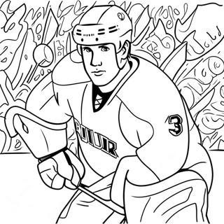 Connor Mcdavid In Action Coloring Page 53424-42648