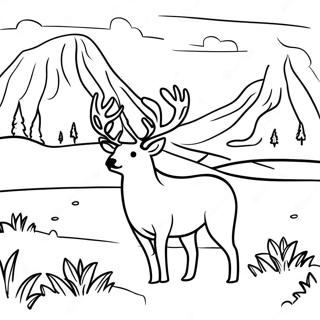 Tundra Landscape Coloring Page 53443-42657