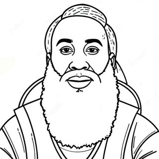 James Harden Coloring Page 53453-42666