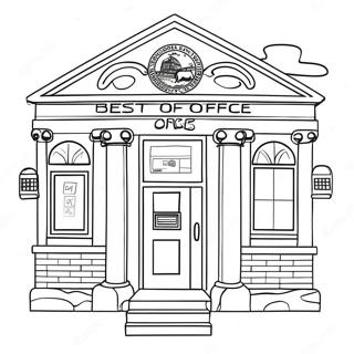 Post Office Coloring Page 53463-42678