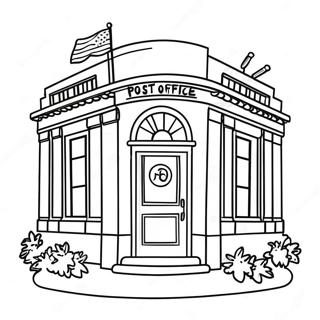 Post Office Coloring Page 53463-42680