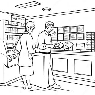 Post Office Coloring Pages