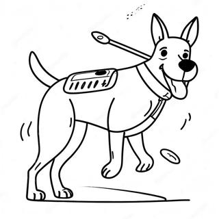 Police Dog Coloring Pages