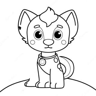 Jett In Action Coloring Page 53574-42766