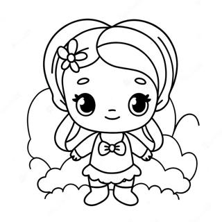 Cute Megan Character Coloring Page 53604-42790