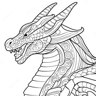 Dragon Head Coloring Page 53613-42797