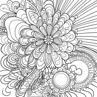 Neon Abstract Patterns Coloring Page 53633-42810