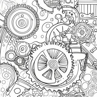 Steampunk Coloring Pages