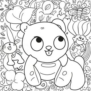 Stickers Coloring Pages