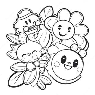 Stickers Coloring Page 53713-42880