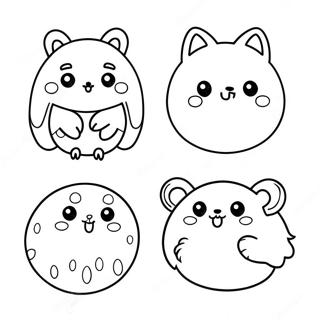 Stickers Coloring Pages