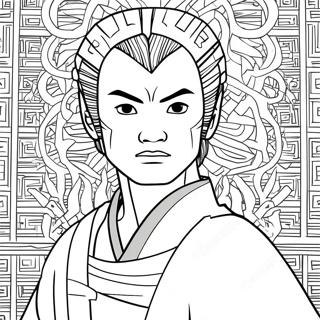 Zuko Character Coloring Page 53723-42882