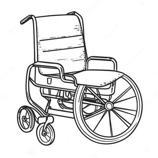 Wheelchair Coloring Page 53733-42890