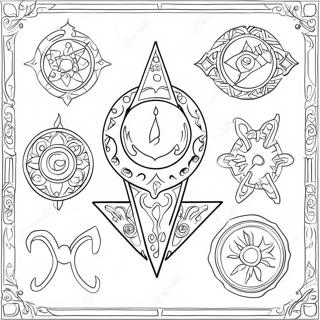 Arcane Coloring Pages