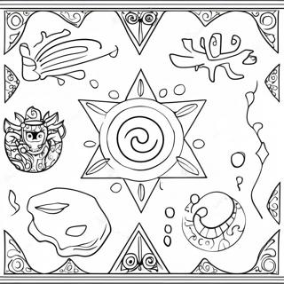 Arcane Magic Symbols Coloring Page 53743-42898