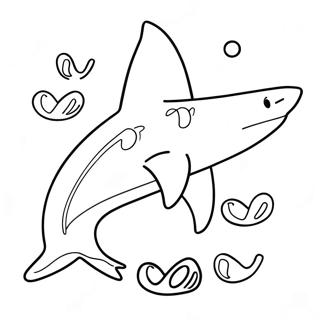 Shark Tooth Coloring Page 53753-42907