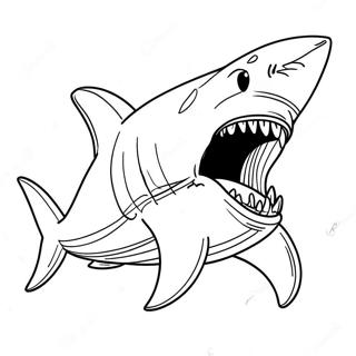 Giant Shark Tooth Coloring Page 53754-42927