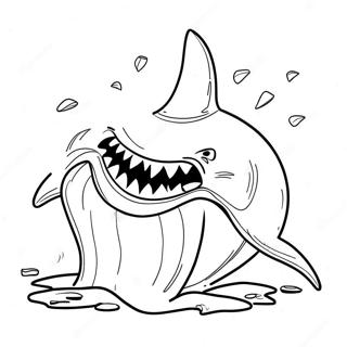 Giant Shark Tooth Coloring Page 53754-42928