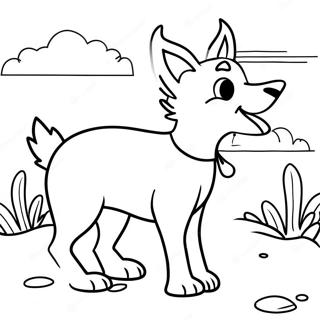 Adventurous Ruff Ruff Coloring Page 53764-42914